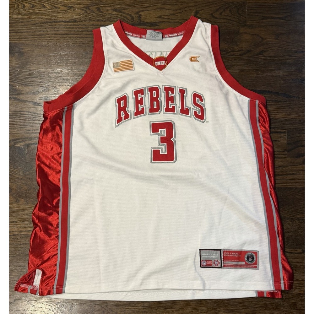 Colosseum UNLV Rebels NCAA Jersey Red #3 XXL 2XL Basketball